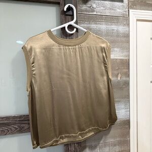 Evereve Gold Tank Top